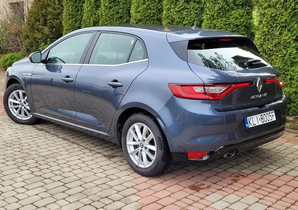 Renault Megane cena 53600 przebieg: 84000, rok produkcji 2018 z Limanowa małe 277